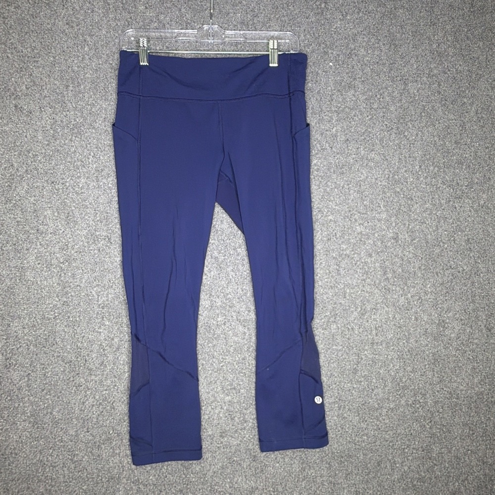 Blue Lululemon Leggings Womens Size 8